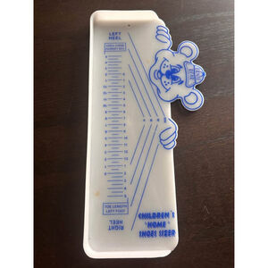 Ernie Bear Children’s Home Shoe Sizer – Baby & Toddler Foot Measuring Tool